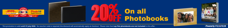 20% off all Photobooks until 31 July 2026 — Fujifilm